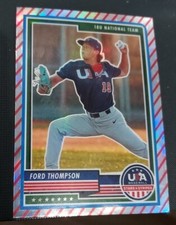 Ford Thompson #17 2023 Panini Stars & Stripes 18U National Team Red Stripe