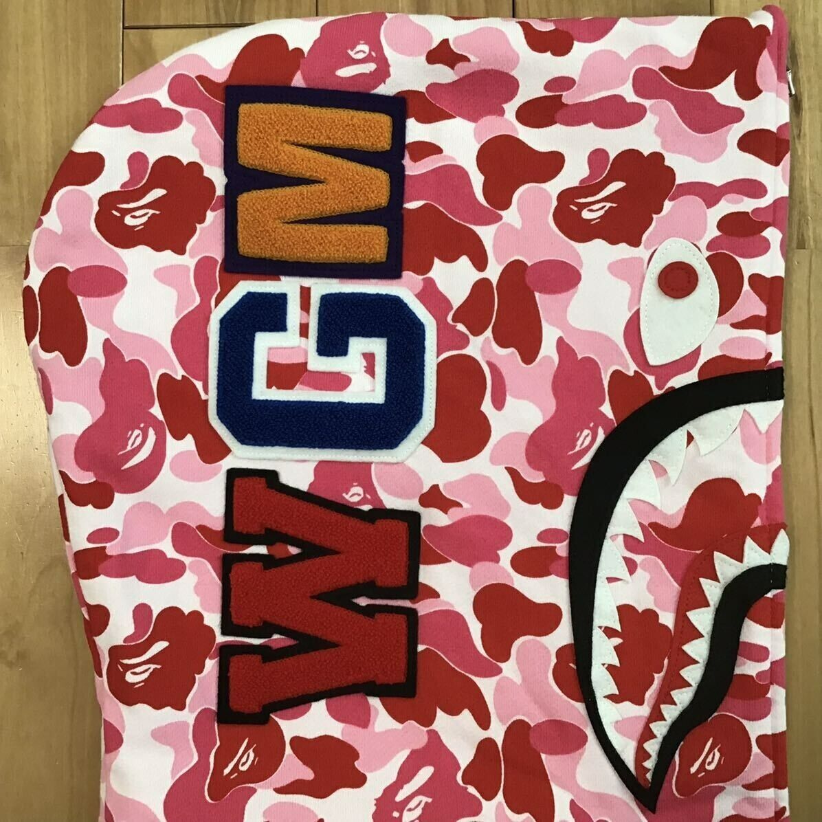 2XL BAPE ABC camo Pink shark full zip hoodie A Bathing Ape 2XL BAPE ABC camo Pink shark full zip hoodie A Bathing Ape