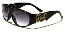 Men Sunglasses Street Wear Outdoor Retro Classic Gold Lion Trendy Design Shades