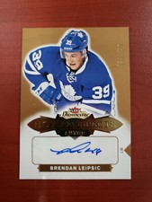 2016-17 Fleer Showcase Hot Prospects Autograph Brendan Leipsic Auto 35/499