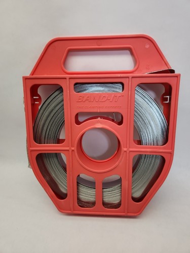 BAND-IT C406R9 ROLL BAND 316 STAINLESS STEEL RED TOTE 3/4" x .030" x 100FT - Picture 3 of 3