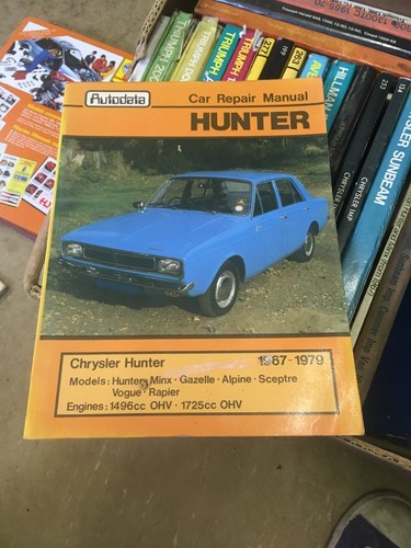 Autodata Chrysler Hunter, Minx, Gazelle, Alpine, Sceptre, Vogue & Rapier Manual - 第 1/5 張圖片