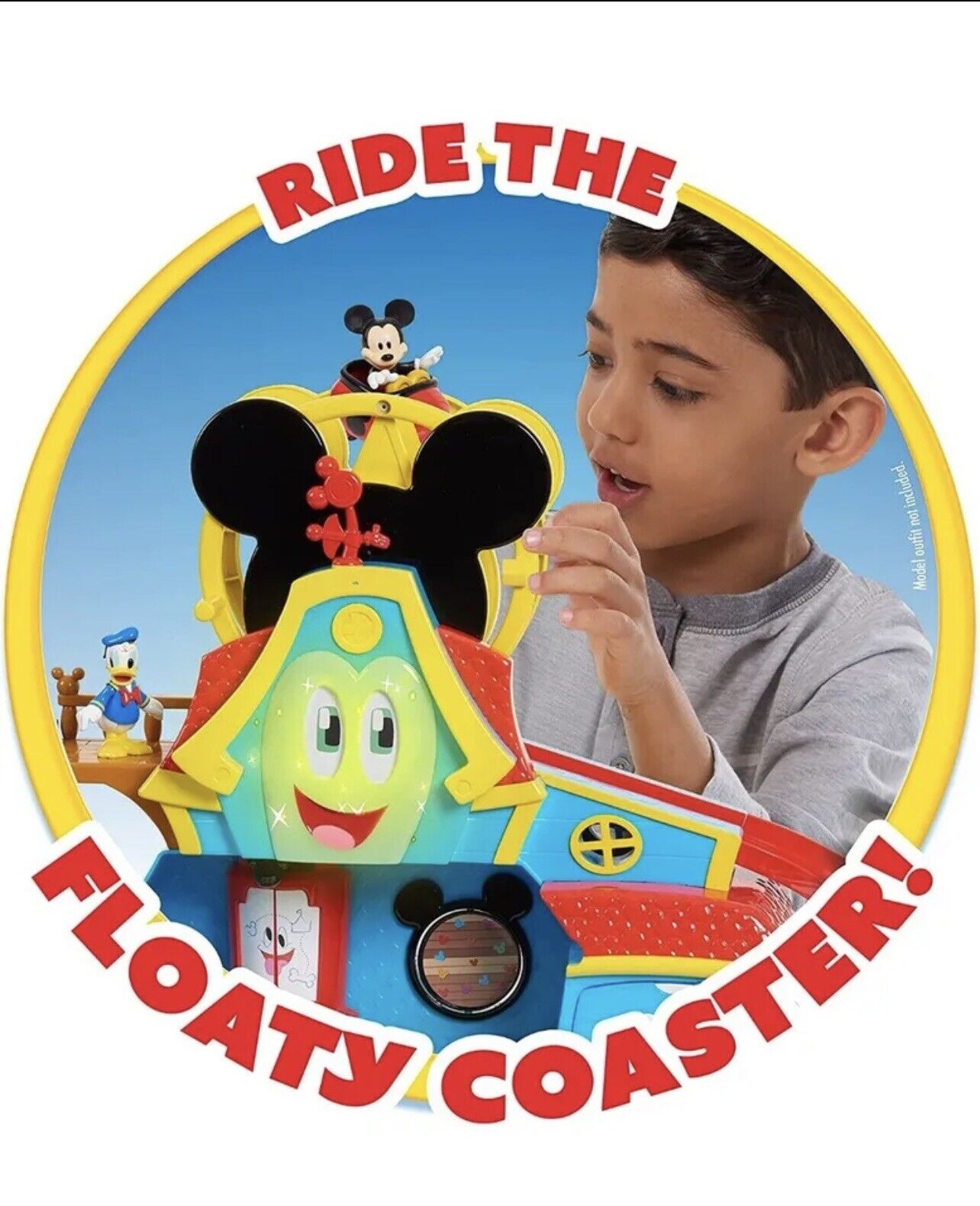  Disney Junior Mickey Mouse Funny the Funhouse - Juego de 13  piezas de luces y sonidos, incluye 3 figuras, juguetes para niños con  licencia oficial para niños de 3 años en