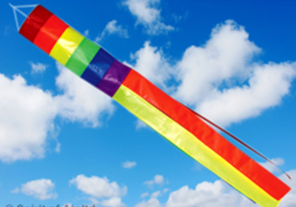 Spirit of Air Rainbow Windsock Flag 140cm