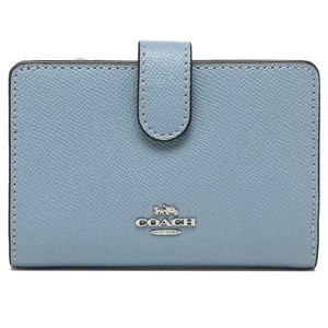 coach blue wallet