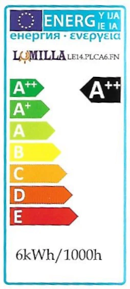 Lampadina attacco E14 6W Led Colpo di Vento 800 Lumen - Immagine 4 di 4