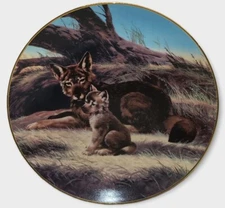 The Red Wolf 1989 by  Will Nelson Original Mailer And COA 