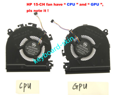 For HP Spectre X360 15-CH*** 15-CH0xx CPU GPU Cooling Fan L17605