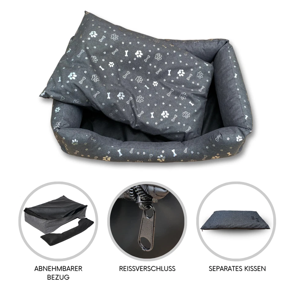 Dog bed K premium dog pillow dog basket dog sofa sleeping place pet bed XL-XXXL - Image 2 of 4