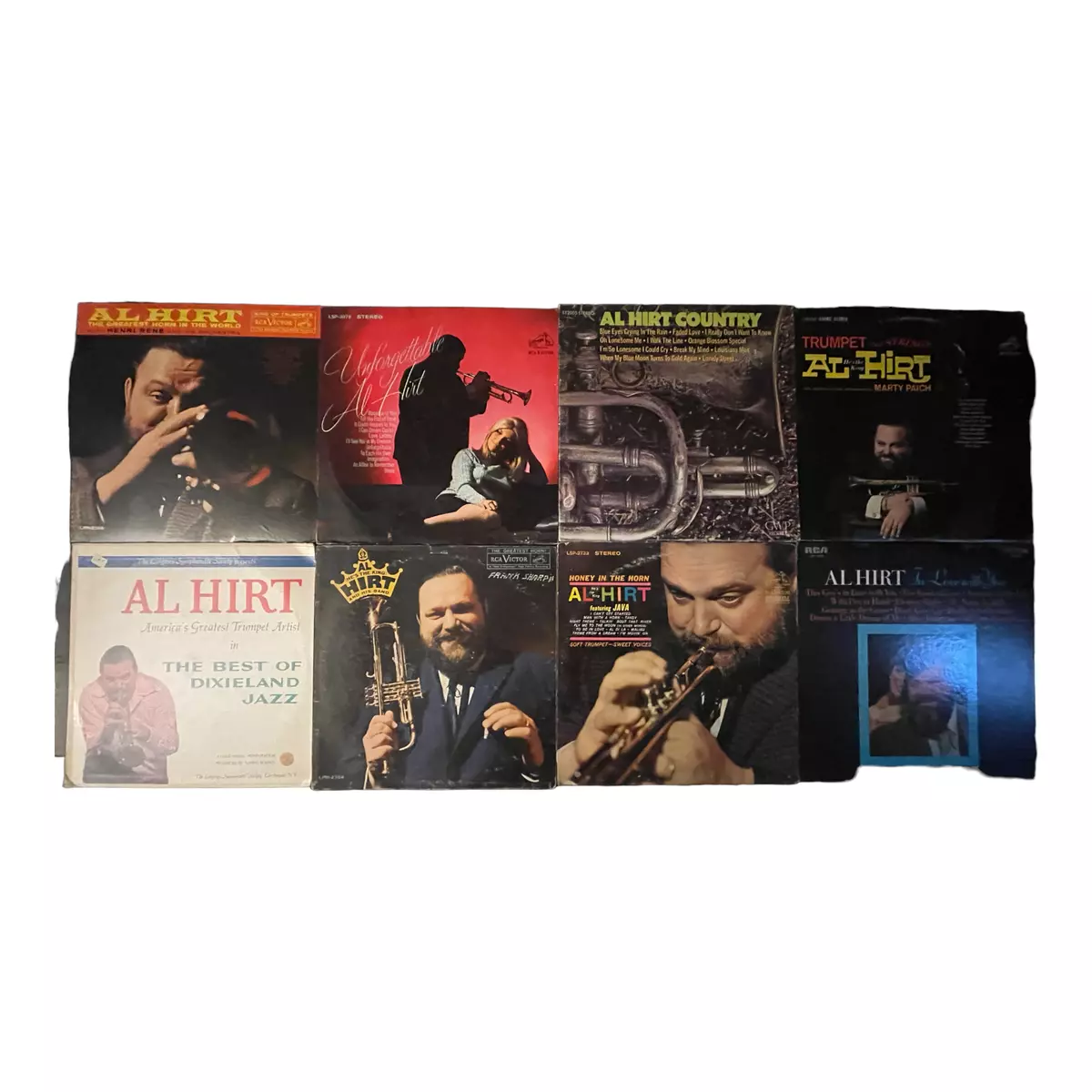 Lot of 8 Al Hirt Vinyl, LP The Greatest Horn In The World Al (He's The King)