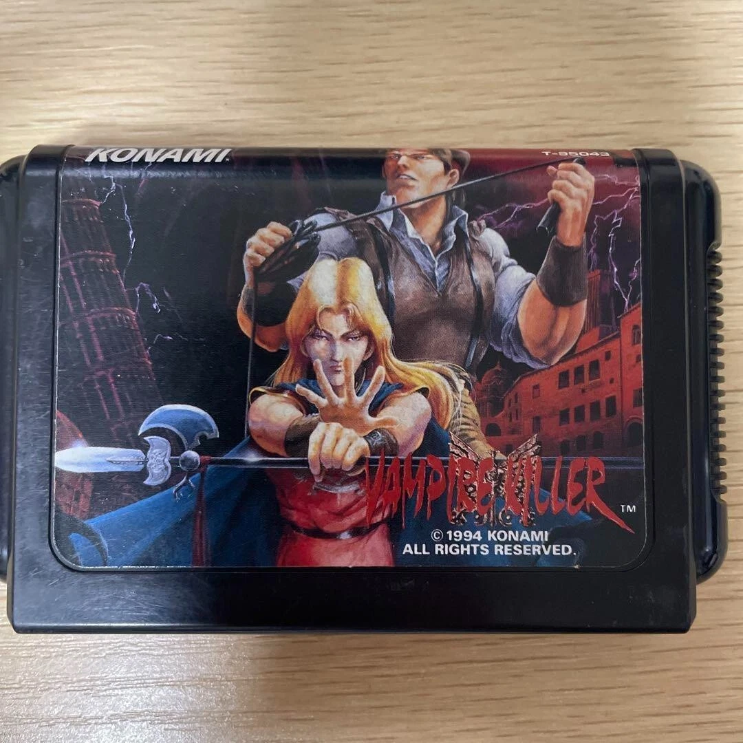 KONAMI VAMPIRE KILLER Sega Mega Drive MD JP Action Game Genesis
