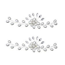 2PCS Shoe clips Pearl Shoe Buckles Rhinestone Shoe Decoration