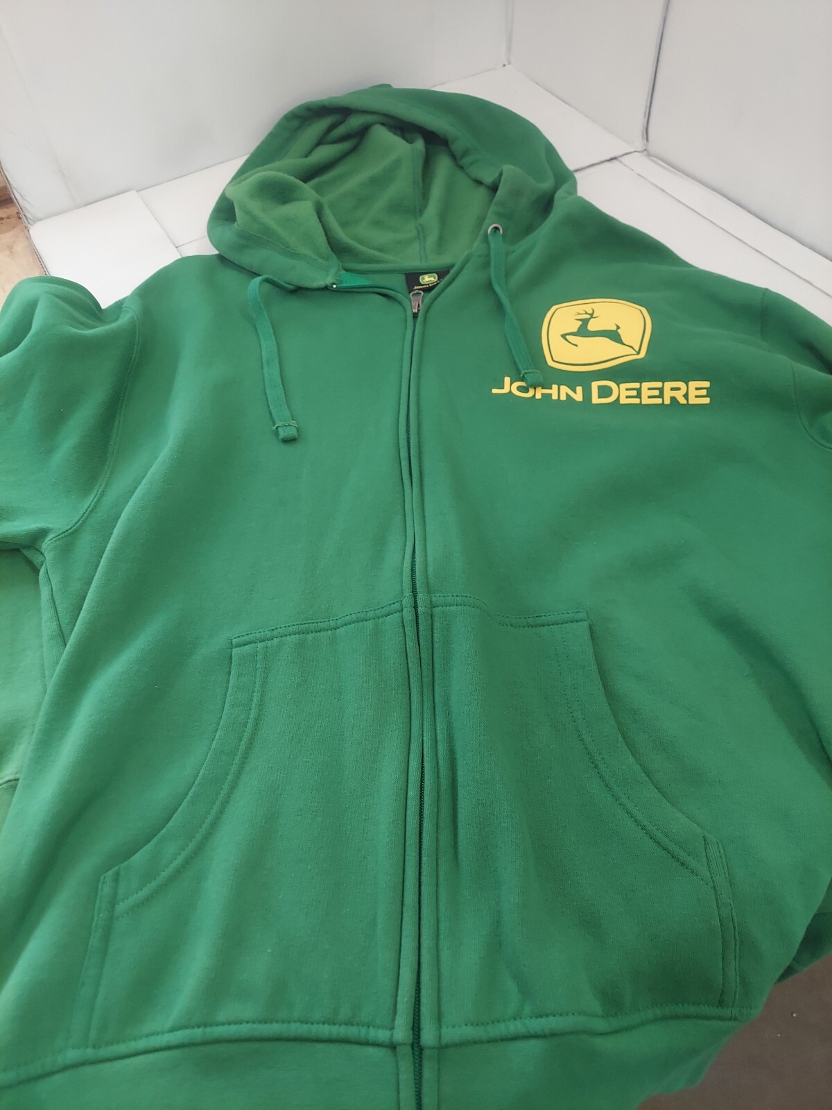 John Deere Zip Up Hoodie Xxl eBay