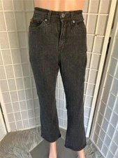 Women's Jeanstar 8 Black Charcoal Cotton Blend Bootcut Jeans