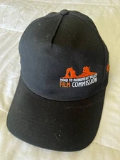 FILM CREW Baseball Hat cap MOAB TO MONUMENT VALLEY FILM COMMISSION MOAB UTAH RED