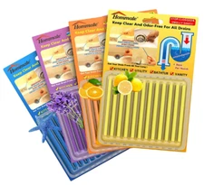 Drain Cleaner Sticks Deodorizer Eliminate Odor Bathroom Sink Septic Tank 4 Pack