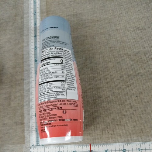 SodaStream 14.8 Oz. Pink Grapefruit Zeros Waters Sparkling Beverage Mix - Picture 2 of 4
