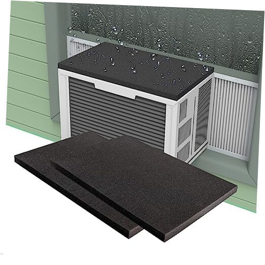 Window Air Conditioner Drip Cushion, Removable AC Rain Cover with