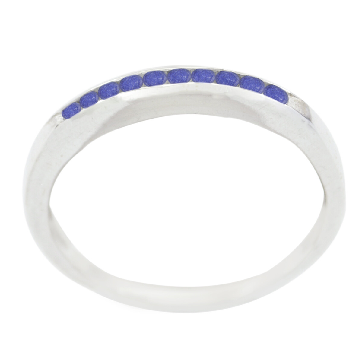 Blue Jasper 925 Solid Silver Ring Handcrafted Jewelry For Birthday Gift US