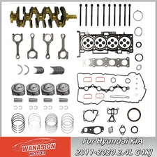 Engine Rebuild Overhaul Kit Crank Conrods For Hyundai KIA 2011-2020 2.4L G4KJ