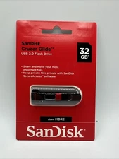Factory Sealed SanDisk Cruzer Glide 32GB 2.0 USB Flash Drive New