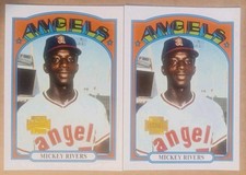 2001 TOPPS ARCHIVES #291 CALIFORNIA ANGELS [2] MICKEY RIVERS MINT 06626