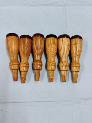 Six American Ash Socket Chisel Handles