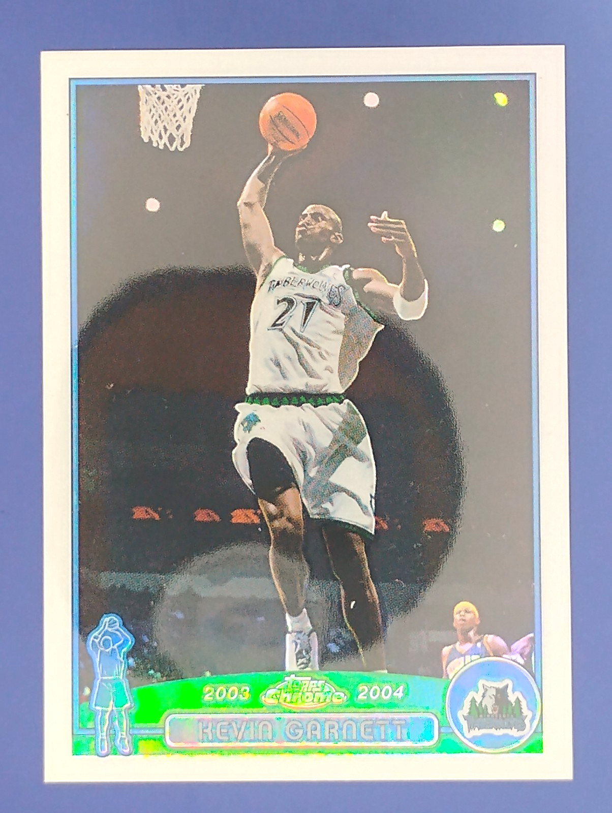2003-04 Topps Chrome Refractor Kevin Garnett #100 HOF
