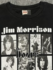 Vintage The Doors T-Shirt Large Jim Morrison graphic band Tee Rock 70-90