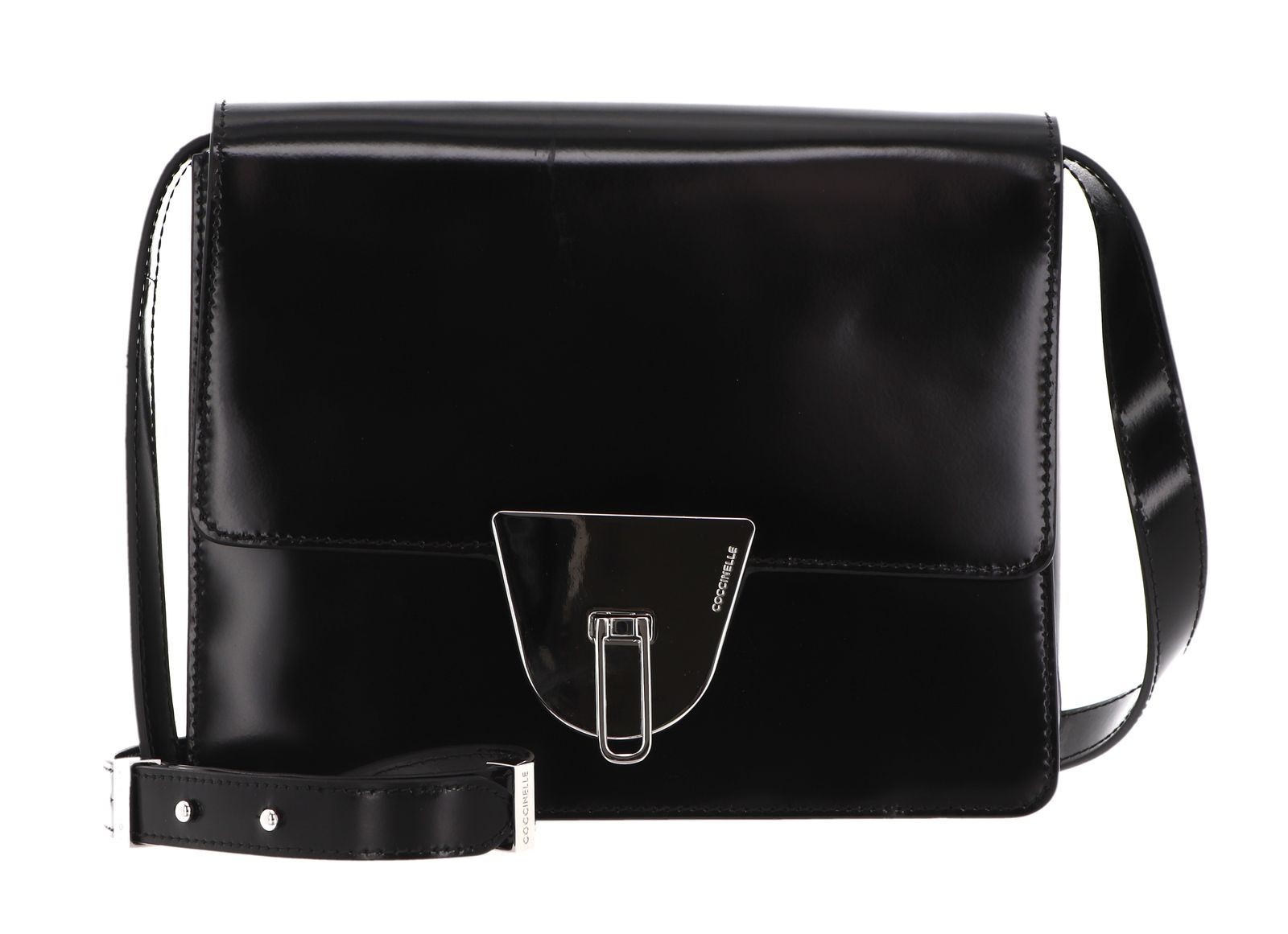 COCCINELLE cross body bag Coccinellenico Shiny Cal Handbag Noir