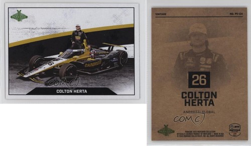 2025 Parkside NTT IndyCar Collection Parkside Vintage Colton Herta #PV-CH 4z8 - Picture 3 of 3