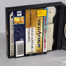 Street Fighter Collection T-1223G SEGA SATURN Japanese CIB  reg spine card