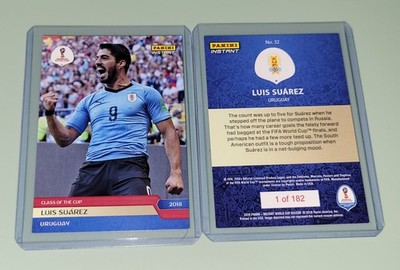 2018 Panini Instant FIFA Class of the World Cup Luis Suarez #32 Uruguay PR=182