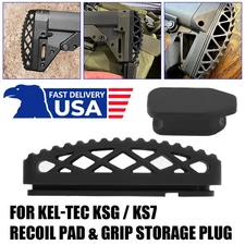 2Pcs Recoil Pad And Grip Storage Plug Custom Designed Kit For Kel-Tec KSG / KS7