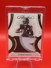 George Pickens 2022 Flawless Emerald /5 Beautiful Patch Steelers Dallas Cowboys
