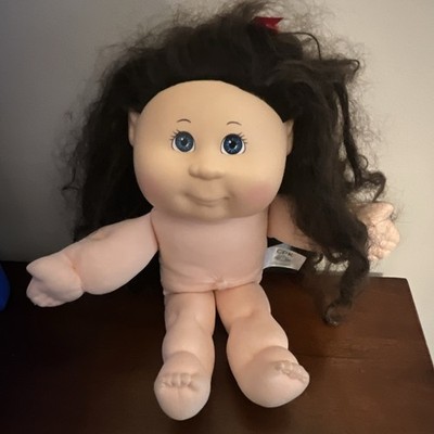Cabbage Patch Kids Xavi Raro 14in Soft Body Boy Doll Black Curly Hair Signed