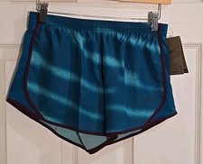 Nike Girls Shorts LARGE Dri Fit Training Lined Teal Standard Fit NEW