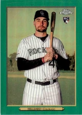 Sam Hilliard 2020 Topps Turkey Red Chrome Green /10 #TRC-37 Colorado Rockies