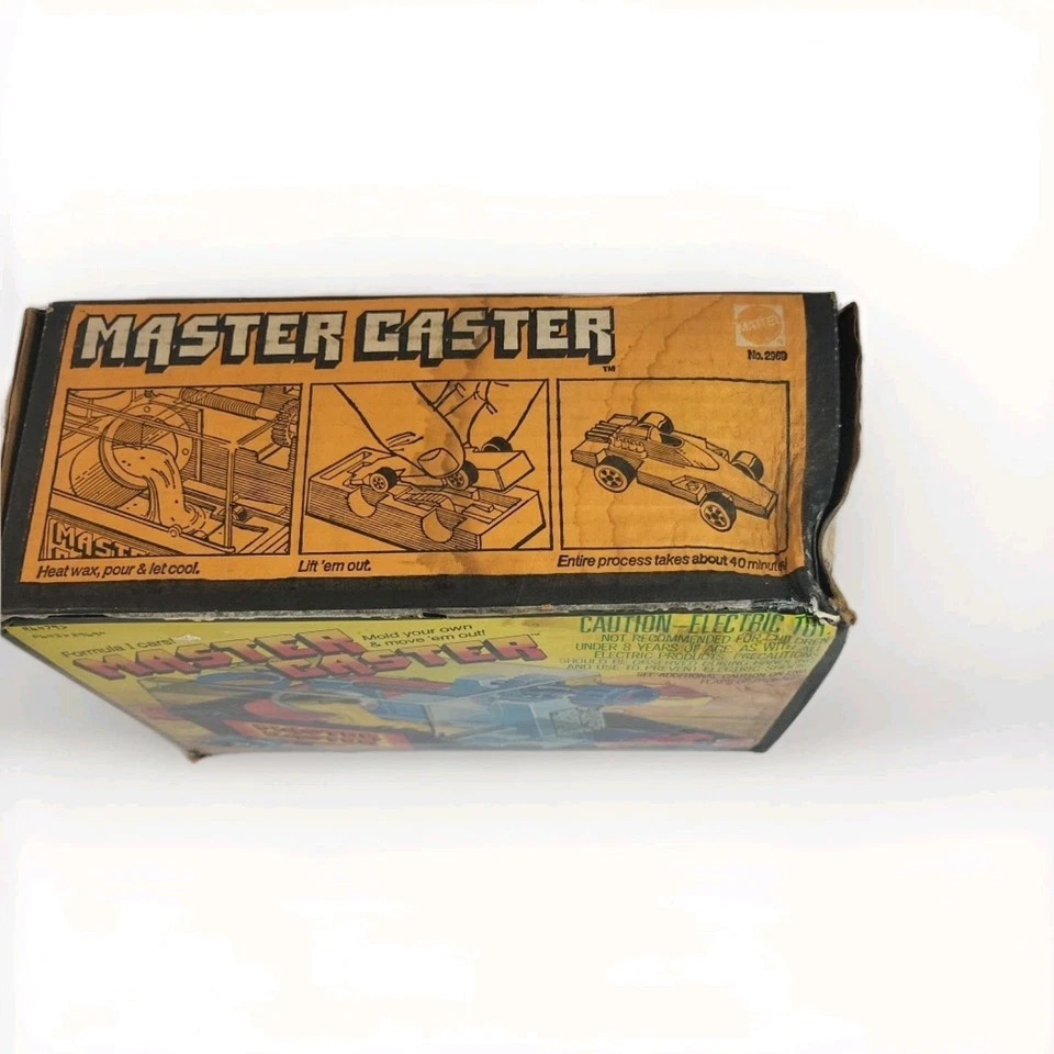 Mattel Master Caster 1979 de colección haz tus propios autos de Fórmula 1 probados/funcionando-40 Foto 3 de 4