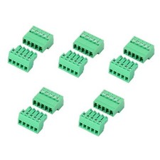 5 Set 5 Pin 3.81mm Pitch PCB Mount Screw Terminal Block Connector with 5Pin