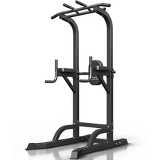 Power Tower Pull Up Bar and Dip Station, Multi-Function Home Gym, Strength Tr...