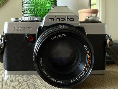 Minolta XG-7 35mm SLR Film Camera with MD Rokkor-X 50mm Lens