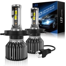 H11 9005 9006 H4 H13 9012 H10 H15 LED Headlight Bulbs Hi/Lo Beam Fog Light 6000K