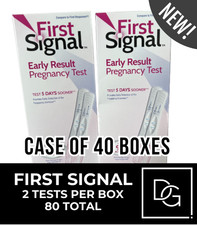 First Signal Early Result Pregnancy Test - EXP: 6/26 40 - 2 Test Pack - 80 Total