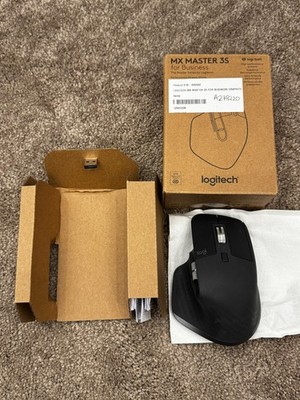 Logitech MX Master 3S for Business Kabellose Maus + USB-Empfänger & USB-Kabel