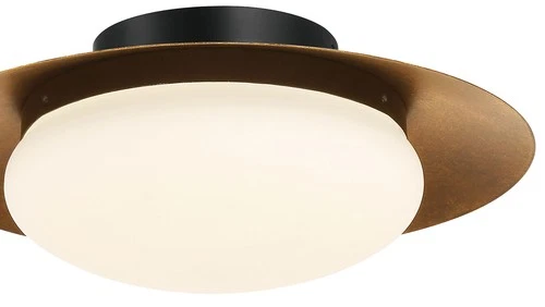 Minka Lavery 5625-L Zinola 15"W LED Semi-Flush Mount Ceiling - Halcyon Gold / - Picture 11 of 11