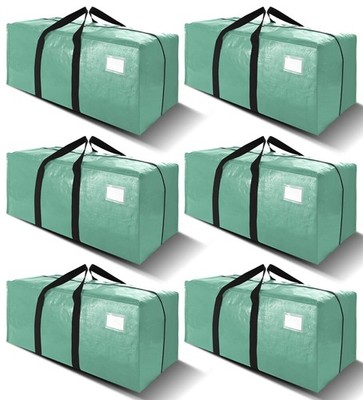 Heavy Duty Foldable Moving Bags Storage Totes with Strong Backpack Straps