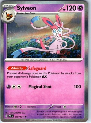 Sylveon 040/131 Sv: Prismatic Evolutions Holo
