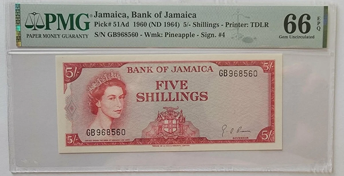 1964 Jamaican Paper Money for sale | eBay