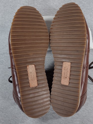 Johnston & Murphy Runner Tennis Fashion Sneaker Shoes Mens 10 M Brown Leather - Picture 10 of 15